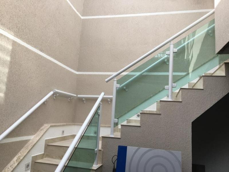 Cobertura de Vidro para Escada Externa Vila Nova Conceição - Cobertura de Vidro para Porta de Entrada