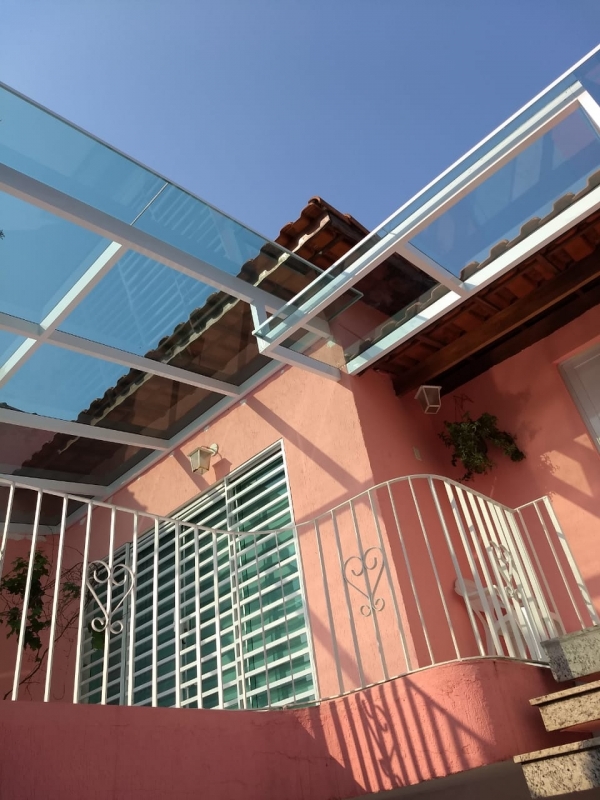 Coberturas de Vidro Garagem Vila Prudente - Cobertura de Vidro para Escada Externa
