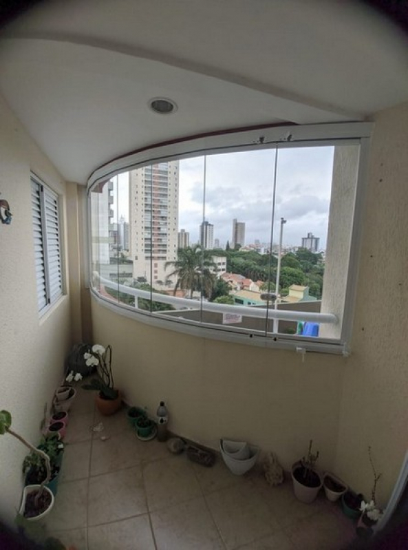 Fechamento de Sacada Preço Vila Curuçá - Fechamento de Sacadas com Vidro Retrátil