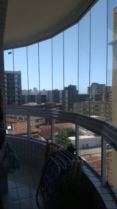Fechamento de Vidro Sacada Orçamento Vila Nivi - Fechamento de Vidro Sacada