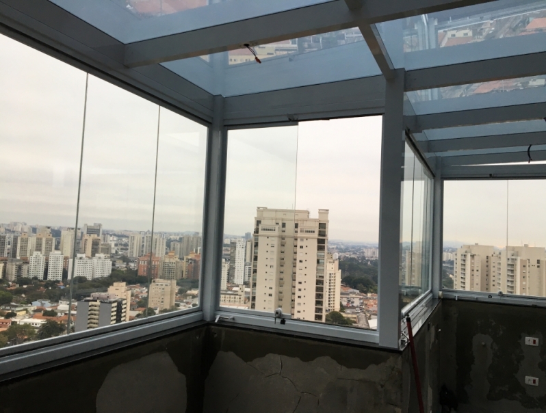Fechamento em Vidro Cotação Zona Sul - Fechamento de Vidro São Paulo Capital