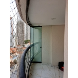 aplicação de cortina de vidro para varanda Parque Vitória