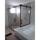 box banheiro vidro temperado Vila Mazzei