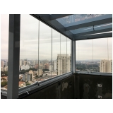 cobertura de vidro área externa Vila Carrão