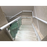 cobertura de vidro para escada externa valores Parque do Carmo