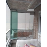 cortina de vidro sacada Jabaquara