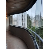 cortina vidro varanda preço Parque Peruche