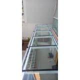 empresa de cobertura de vidro para área externa Cidade Jardim