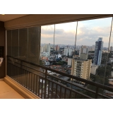 fechamento de vidro para varanda valores Ibirapuera